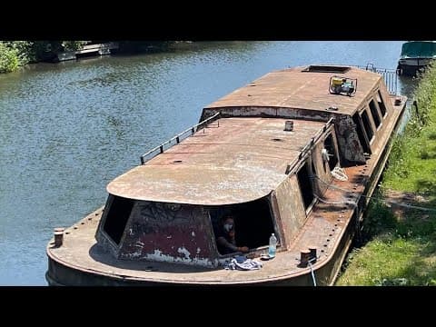 We Bought A Big Old Rusty Canal Boat - Episode 1 thumbnail