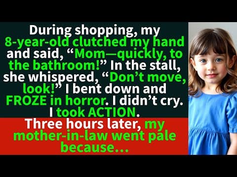 “Shh! Don’t move, look!” my daughter whispered. I bent down and FROZE. Soon, my mother-in-law… thumbnail