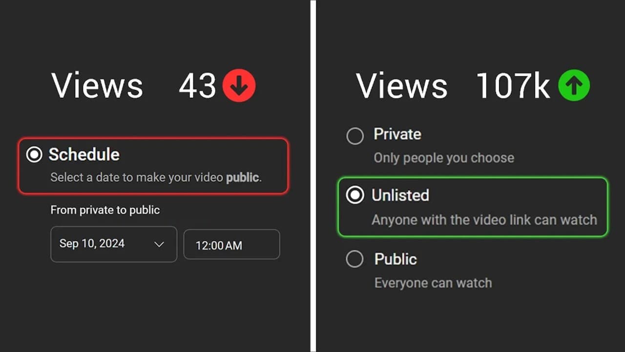 YouTube video player