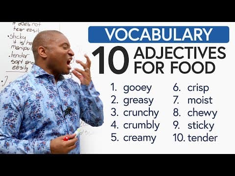 How to Expand Your English Vocabulary for Food Descriptions thumbnail