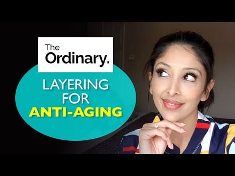 LAYERING The Ordinary for ANTI-AGING by DOCTOR V| Brown/ dark skin of colour| DR V| #soc | Retinoid thumbnail