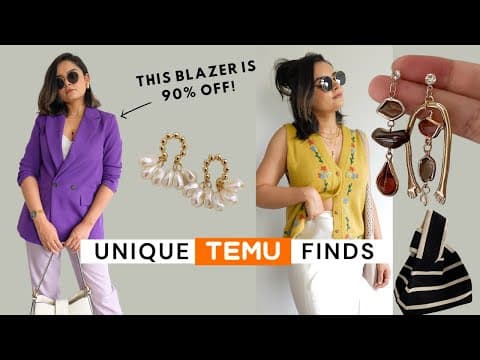 What to Buy on Temu? Clothing and Home Decor Haul thumbnail