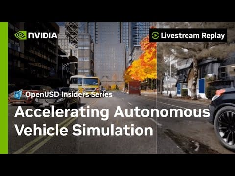 Autonomous Vehicle Simulation With NVIDIA Omniverse and Cosmos thumbnail