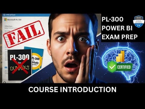 1. Crack the Power BI PL-300 Exam Preparation - Course Introduction thumbnail