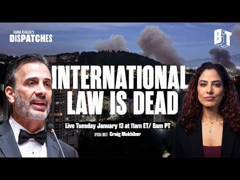 Iran, Venezuela, Palestine: The Collapse of International Law | Craig Mokhiber thumbnail
