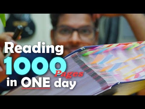 I read 1000 Pages in ONE day for MBBS Exams ⭐ | Anuj Pachhel thumbnail