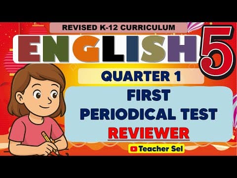 English 5 First Quarter Periodical Test Reviewer #Reviewer #Grade 5 #Examination #Reviewer thumbnail