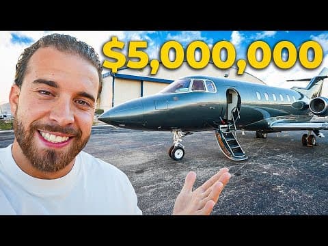 Young Millionaire Buys His First Private Jet at 24 thumbnail
