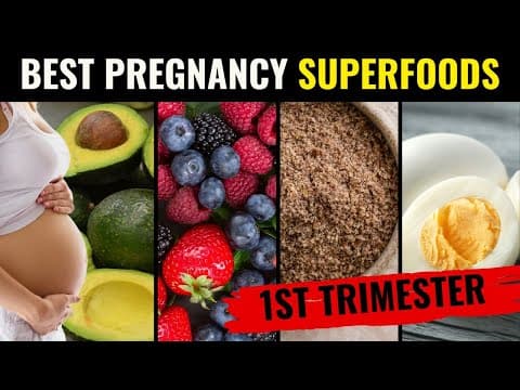 10 Pregnancy SUPERFOODS You Can’t Miss in the First Trimester thumbnail