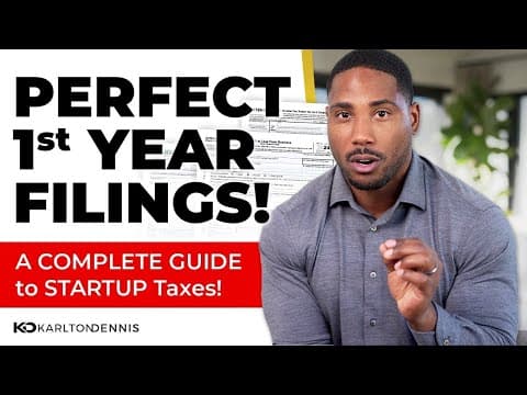 How to File Business Taxes for the FIRST TIME! thumbnail
