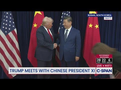 President Trump meets with Chinese President Xi thumbnail