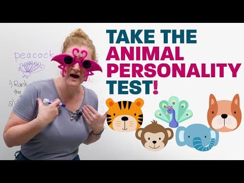 Learn about Yourself + Learn Vocabulary: The Animal Personality Test thumbnail