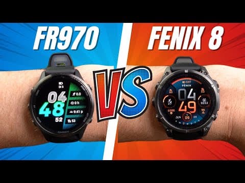 Garmin Fenix 8 vs. Forerunner 970: Which Should You Buy? thumbnail