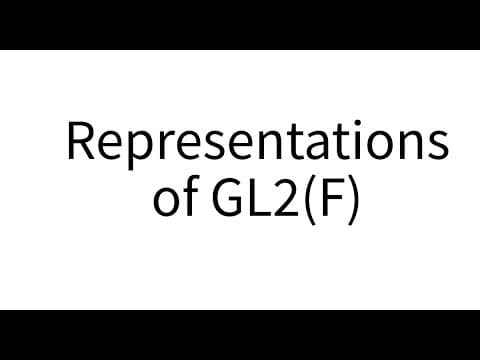 Representations of GL2 thumbnail