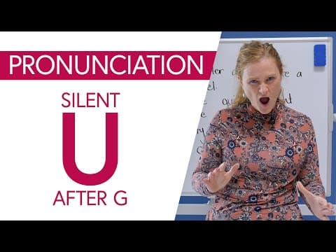 What Is the Silent 'U' Rule in English Pronunciation? thumbnail