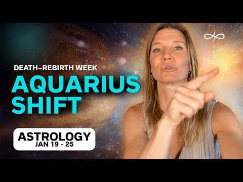 January 19–25 Astrology: Death–Rebirth Gateway • Aquarius Stellium • Power Structures Collapse thumbnail