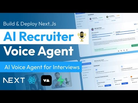 🚀 Build & Deploy AI Recruiter Voice Agent Using Next.js, React, Vapi, Supabase | Full Tutorial 🎙️ thumbnail