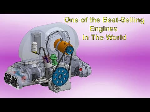 3D 🤯 Analyzing one of the Best-Selling engines in the world. The VW Beetle Air Cooled thumbnail