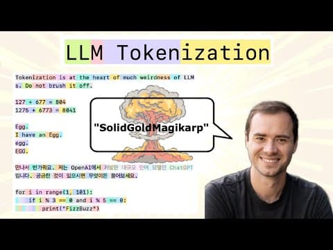 Let's build the GPT Tokenizer thumbnail