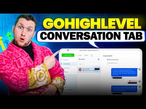 GoHighLevel Conversations Tab Tutorial | AI Powered 2025 Edition thumbnail