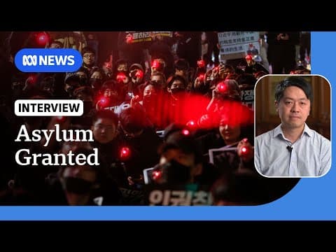 Asylum granted to former pro-democracy Hong Kong politician Ted Hui | ABC NEWS thumbnail