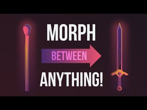 How to Make a Match Cut Morph Transition in After Effects thumbnail