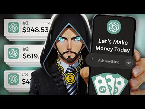 The 3 Easiest Ways to Make Money with ChatGPT (Nobody’s Talking About) thumbnail