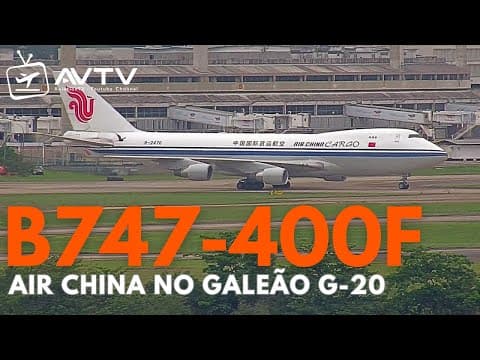 GIGANTE CHINÊS! Boeing 747-400F Pousando no Aeroporto do Galeão thumbnail