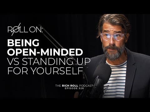 When to listen? When to stand your ground? | Rich Roll Podcast thumbnail