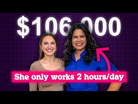 She Made $106K Selling Digital Products With Just 2 Hours A Day | Maria Wendt Review & Case Study thumbnail