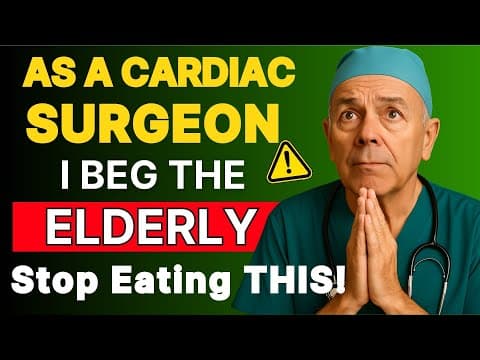 Cardiac Surgeon Warns: This Food Seniors Eat Daily Quietly Raises Clot Risk | Senior Health Tips thumbnail