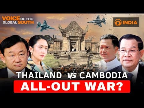 Thailand vs Cambodia Border Conflict 2025 | Escalating Tensions, and History thumbnail