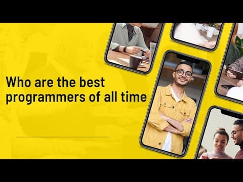 Who are the best programmers of all time | Who is the best programmer in the world right now? thumbnail