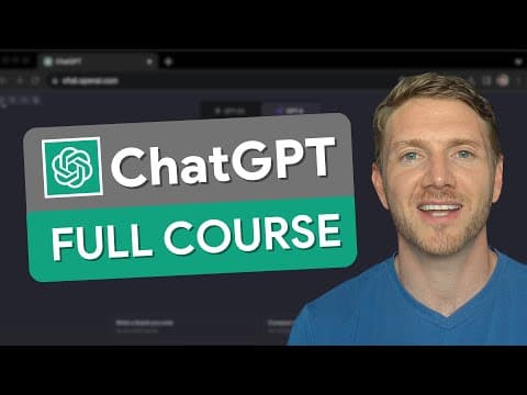 ChatGPT Tutorial 2025: How to Use ChatGPT - Beginner to Pro! thumbnail