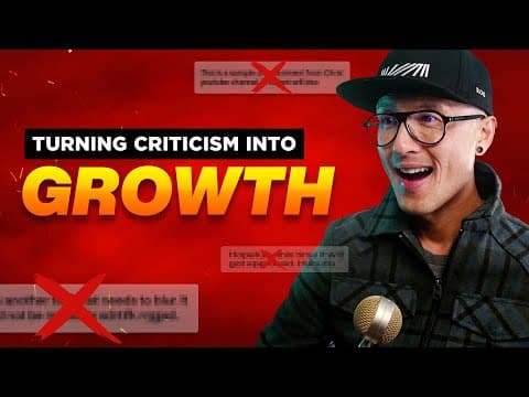 How To Respond To Negative Criticism (Starving Artist VS Creative Entrepreneur) thumbnail