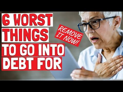 What Are the Worst Things to Go Into Debt For? thumbnail