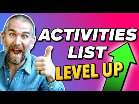 How to Create an Outstanding Common App Activities List (w/ examples) thumbnail