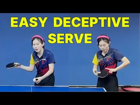 3 EASY Deceptive Serves ANYONE Can Learn (For Beginner & Amateurs) thumbnail