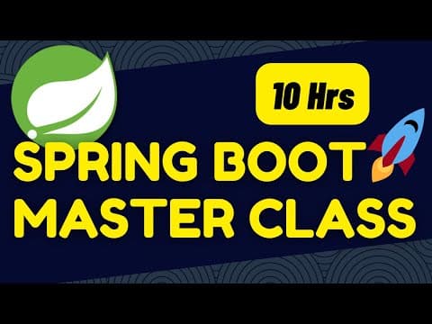 Spring Boot Complete Tutorial  - Master Class thumbnail