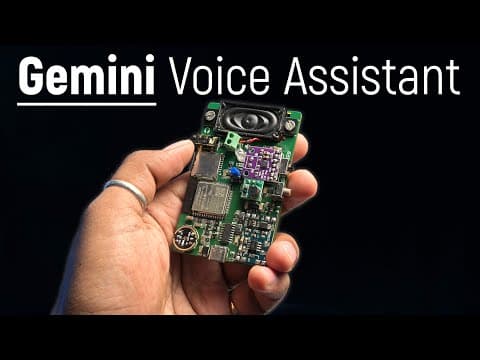 Portable AI Voice Assistant using ESP32 & Gemini AI 🔥🔥 | @Board-Geek thumbnail