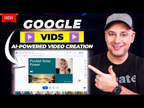 Google's New AI-Powered Video Creation App - Google Vids thumbnail