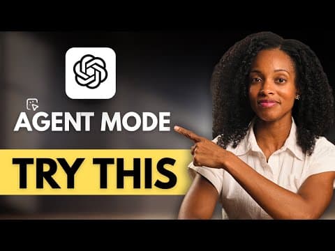 4 Powerful ChatGPT 5 Agent Use Cases Plus Honest Review thumbnail