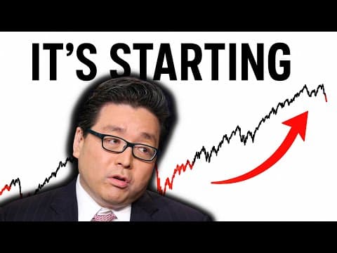 Tom Lee: "Buy Stocks Right NOW Before It's Too Late!" thumbnail