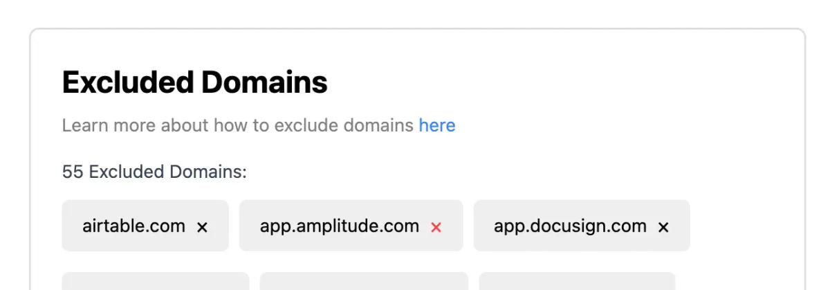 How to disable domains