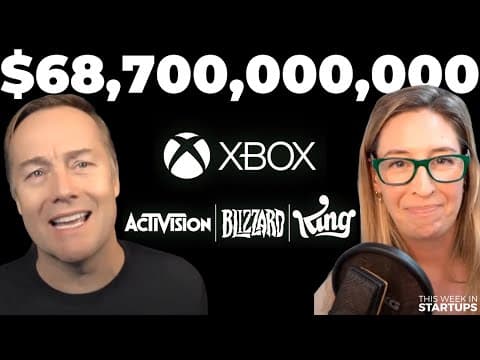 Microsoft's largest acquisition ever: buying Activision-Blizzard for $69B (Breakdown) | E1363 thumbnail