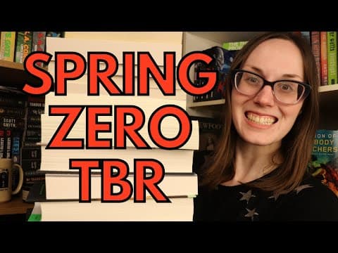 Reading All My Unread Books | Spring TBR to Zero TBR #tbr #zerotbr thumbnail