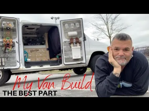 Desk And Kitchen Table Space | The ONE Piece Of Wood Changed My Entire VAN BUILD thumbnail
