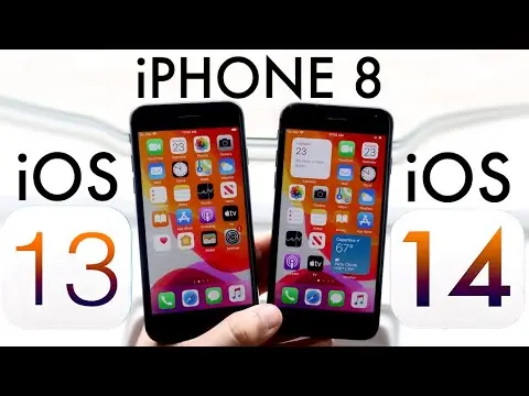 iPHONE 8: iOS 14 Vs iOS 13! (Comparison) thumbnail