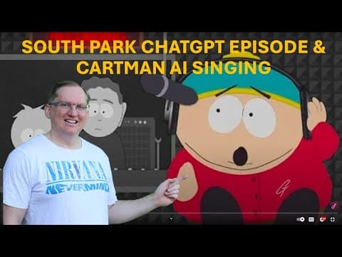 South Park ChatGPT Episode & Cartman AI Singing thumbnail