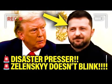Trump has DISASTER PRESSER as Zelenskyy FIGHTS BACK thumbnail